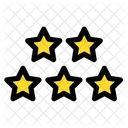 Five Star Rating Icon