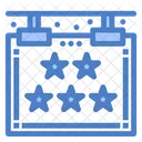 Five Hotel Sign Icon