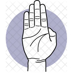 Fiver Fingers  Icon