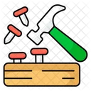 Fix Iron Nail Repair Work Cobbler Hammer Icon