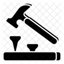 Fix Iron Nail Repair Work Cobbler Hammer Icon