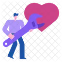 Repair Love Heart Icon