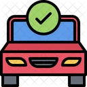Fixed Car Car Service Check Icon