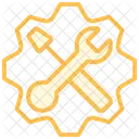 Fixing Process Duotone Line Icon Icon