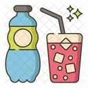 Fizzy Water Ice Water Chill Water Icon