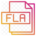 Fla 파일 형식 유형 아이콘
