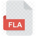 Fla Flash File Format Icon