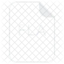 Fla File Document Icon
