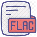 Flac Free Lossless Audio Codec Color Outline Style Icon Icon