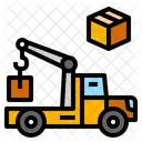 Flachbett-LKW  Symbol