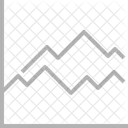 Flache Diagramm Graph Symbol