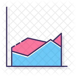 Flächendiagramm  Symbol