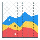 Flächendiagramm  Symbol