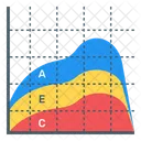 Flächendiagramm  Symbol