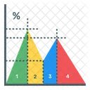 Flächendiagramm  Symbol