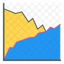 Flächendiagramm  Symbol