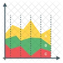 Flächendiagramm  Symbol