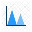 Flächendiagramm  Symbol