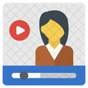 Video Streaming Mediaplayer Videoplayer Symbol