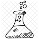 Chimique Flacon Reaction Icône