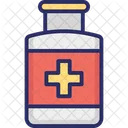 Traitement Medical Medicaments Pot A Medicaments Icône