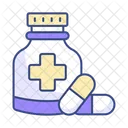 Flacon de médicaments  Icône