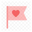 Flag Love Valentine Icon