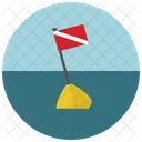 Flag Water Ocean Icon