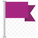 Violet Flag Icon