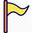 Pennant Flag Camping Icon