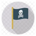 Flag Skull Scary Icon