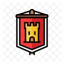 Flag Medieval Heraldry Icon