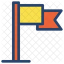 Flag Businessman Project Icon