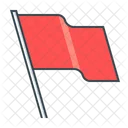 Flag Pin Pointer Icon
