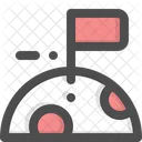 Flag Moon Acquisition Icon