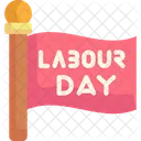 Flag Labor Day Labour Icon