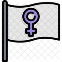 Flag Female Gender Icon