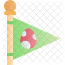Flag Egg Decoration Icon