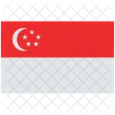 Flag Of Singapore Singapore Singapore National Flag Icon