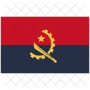 Flag Of Angola Angola Angola National Flag Icon