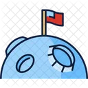 Flag Country Moon Icon
