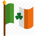 Flag St Patrick Saint Patricks Icon