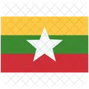 Flag Of Myanmar Myanmar Myanmar Flag Icon