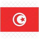 Tunisia Flag Of Tunisia Tunisia National Flag Icône