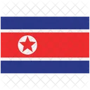 Flag Of North Korea North Korea North Korea National Flag Icône