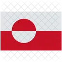Flag Of Greenland Greenland Country Icon