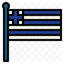 Flag Greece Country Icon