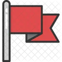 Sports Flat Red Icon