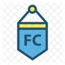 Flag Soccer Goal Icon