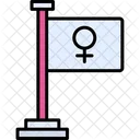Flag Feminism Simbol Icon